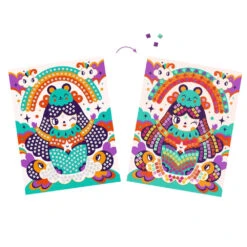 DJECO Glitter Mozaiek Kokeshi 5 Jr+ -Speelgoedverkoop DJECOglittermozaiekkokeshi5jr DJ08904c