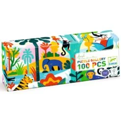 DJECO Puzzel Jungle 5 Jr+/ 100 Stks
