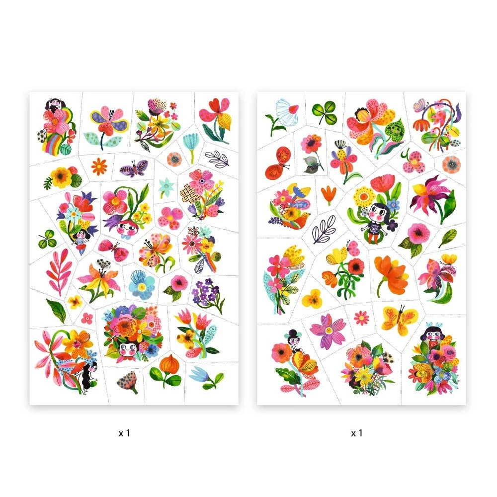 DJECO Tattoo's Aqua Flor 4 DJECO Tattoo's Aqua Flor - Afbeelding 2