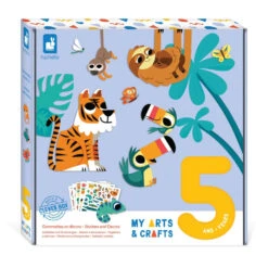 JANOD Atelier Knutselset Stickers Plakken 5 Jr+