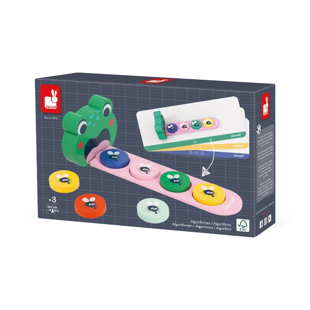 JANOD Spel Algoritme Kikker 3 Jr+ 4 JANOD Spel Algoritme Kikker 3 Jr+ - Afbeelding 2