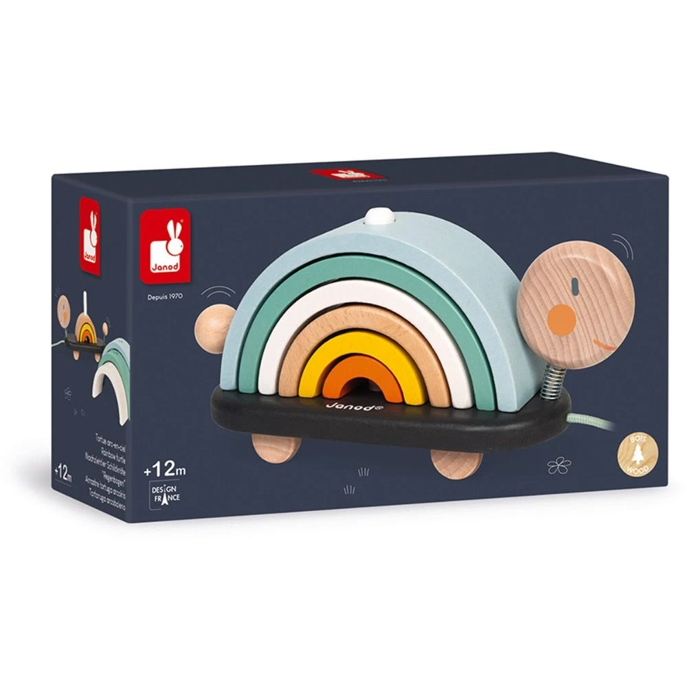 JANOD Trekfiguur Schildpad + Stapelaar 1jr+ 8 JANOD Trekfiguur Schildpad + Stapelaar 1jr+ - Afbeelding 6