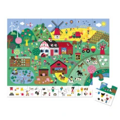 JANOD Zoekpuzzel Boerderij 3jr+/ 24 Stks -Speelgoedverkoop JANODzoekpuzzelBoerderij3jr 24stks112645 1