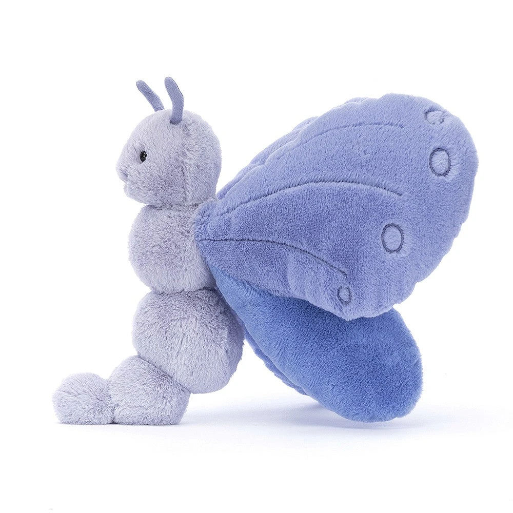 Jellycat Knuffel Bluebell Butterfly 4 Jellycat Knuffel Bluebell Butterfly - Afbeelding 2