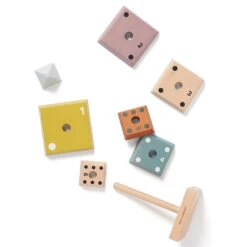 Kids Concept Stapeltoren Pyramide Neo Multi 1 Jr+ -Speelgoedverkoop KidsConceptstapeltorenpyramideNeomulti1jr C