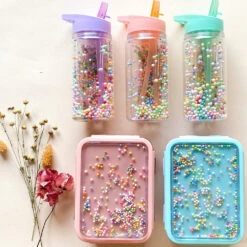 Petit Monkey Broodtrommel Popsicles Wild Lilac -Speelgoedverkoop PetitMonkeybroodtrommelpopsiclewildlilacLB31 Rd