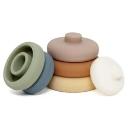 Petit Monkey Stapeltoren Nevaeh Desert Sage 6 Mnd+ -Speelgoedverkoop PetitMonkeystapeltorenNevaehdesertsage6mnd PMG021 Rb