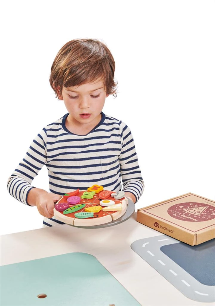 Tender Leaf Toys Pizza In Doos 3jr+ 6 Tender Leaf Toys Pizza In Doos 3jr+ - Afbeelding 4
