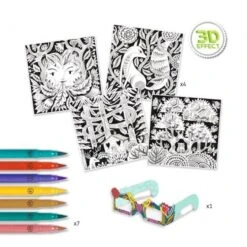 DJECO 3D Kleuren Fantasiebos 7 Jr+ -Speelgoedverkoop djeco 3d kleuren fantasiebos dj08652 b