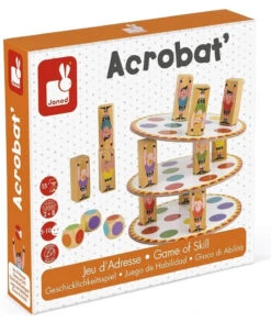 JANOD Behendigheidsspel Acrobat 5 Jr+ -Speelgoedverkoop janod behendigheidspel acrobat 112757 sh 1