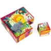 JANOD Blokpuzzel Jungledieren 2 Jr+ / 9 Stks -Speelgoedverkoop janod blokpuzzel jungle dieren 112732 a 1